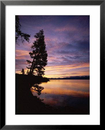 Sunrise, Yellowstone Lake, Yellowstone National Park, Wyoming by Geoff Renner Pricing Limited Edition Print image
