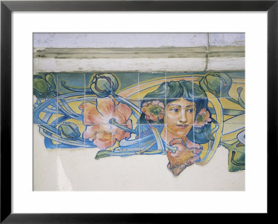 Typical Azulejos (Painted Tiles), Lisbon, Portugal by Yadid Levy Pricing Limited Edition Print image