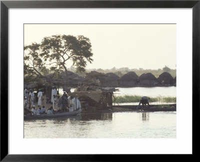 Early Morning River Scene, Northern Area, Nigeria, Africa by David Beatty Pricing Limited Edition Print image
