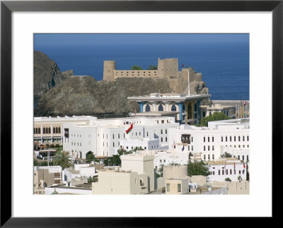 Old Quarters And Jalali Fort, Muscat, Sultanate Of Oman, Middle East by Bruno Barbier Pricing Limited Edition Print image