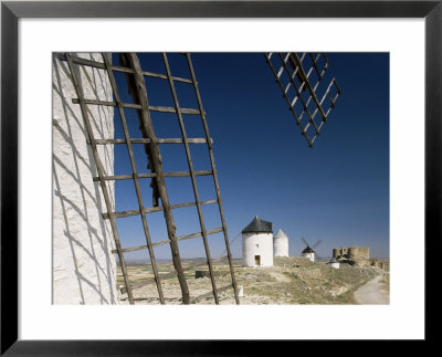 Castle And Windmills, Consuegra, Ruta De Don Quixote, Castile La Mancha, Spain by Michael Busselle Pricing Limited Edition Print image
