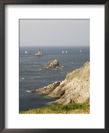 The Lighthouse At Pointe Du Raz, Southern Finistere, Brittany, France by Amanda Hall Pricing Limited Edition Print image