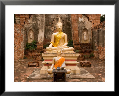Buddha Image And Ruins, Ayutthaya, Thailand by Gavriel Jecan Pricing Limited Edition Print image