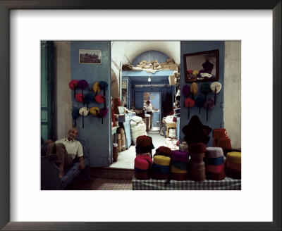 Souk Des Chechias, Medina, Tunis, Tunisia, North Africa, Africa by David Beatty Pricing Limited Edition Print image