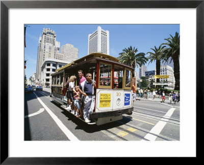 Cable Car, Union Square Area, San Francisco, California, Usa by Robert Harding Pricing Limited Edition Print image