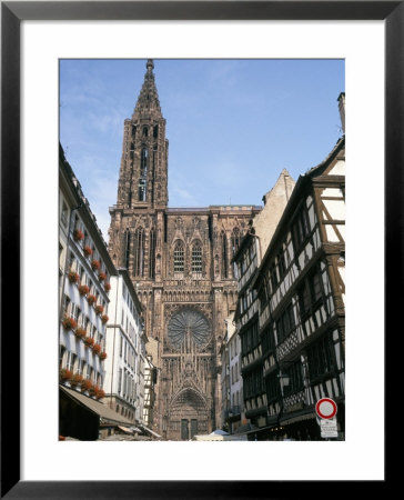 Gothic Christian Cathedral Dating From The 12Th To 15Th Centuries, Strasbourg, Alsace, France by Geoff Renner Pricing Limited Edition Print image