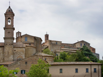 Montepulcianothe Overlooking The Tuscan Countryside, Tuscany, Italy by Robert Eighmie Pricing Limited Edition Print image