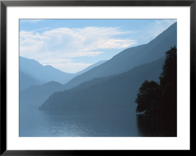 Lake Crescent In The Olympic Mountains, Washington, Usa by Jerry Ginsberg Pricing Limited Edition Print image