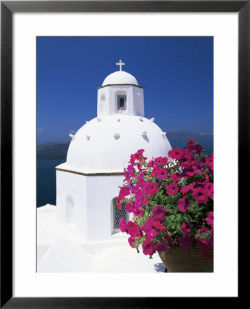 Greek Orthodox Church In Fira, Island Of Santorini (Thira), Cyclades, Greece by Gavin Hellier Pricing Limited Edition Print image