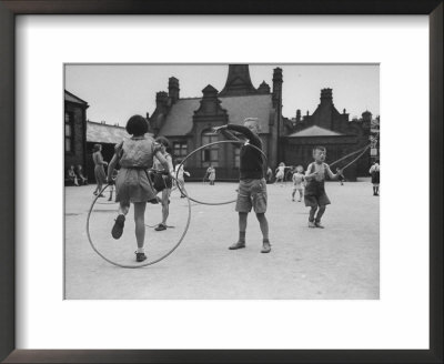 Peter Neve Playing With Other Children In Schoolyard by Hans Wild Pricing Limited Edition Print image