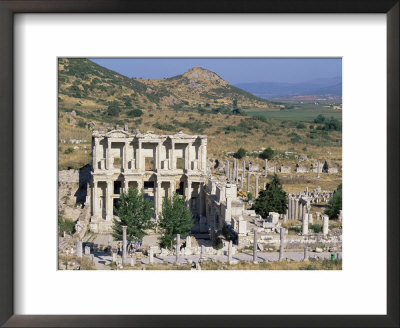 Library Of Celsus, Ephesus, Egee Region, Anatolia, Turkey by Bruno Morandi Pricing Limited Edition Print image