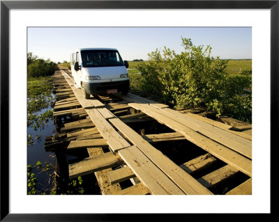 Wooden Bridge With Truck Driving Across It, Brazil by Roy Toft Pricing Limited Edition Print image