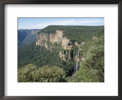 Bridal Veil Falls From Govett's Leap Lookout, Blue Mountains National Park, New South Wales by Ken Gillham Pricing Limited Edition Print image