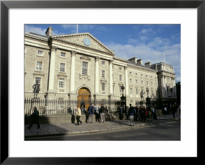 Trinity College Old Library Built Between 1712 And 1732, College Green, Dublin, Republic Of Ireland by Pearl Bucknall Pricing Limited Edition Print image