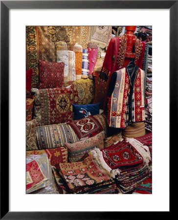 Carpet Shop, Kapali Carsi, Grand Bazaar, Istanbul, Turkey, Europe by Bruno Morandi Pricing Limited Edition Print image