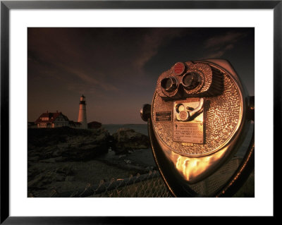 Viewfinder, Portland Head Lighthouse, Me by Walter Bibikow Pricing Limited Edition Print image