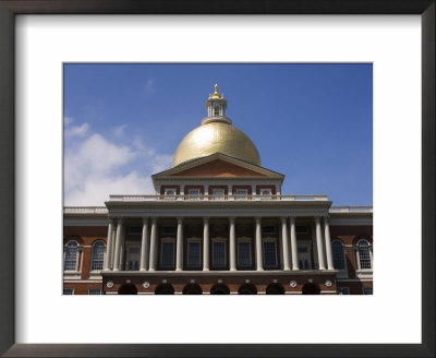 The Massachusetts State House,1798, Designed By Charles Bulfinch, Massachusetts by Amanda Hall Pricing Limited Edition Print image