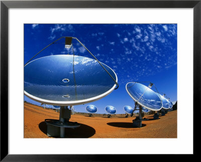 Solar Dishes, White Cliffs, New South Wales, Australia by Christopher Groenhout Pricing Limited Edition Print image