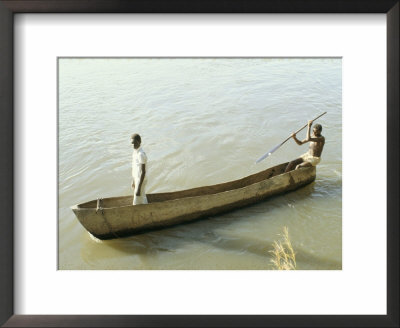 Dug Out Canoe On The River Nile At Mongala, Southern Area, Sudan, Africa by Jack Jackson Pricing Limited Edition Print image