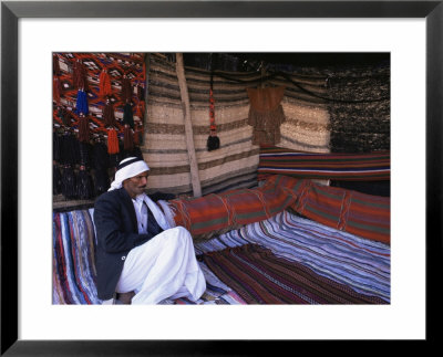 Interior Of A Bedouin Tent, Sinai, Egypt, North Africa, Africa by Nico Tondini Pricing Limited Edition Print image