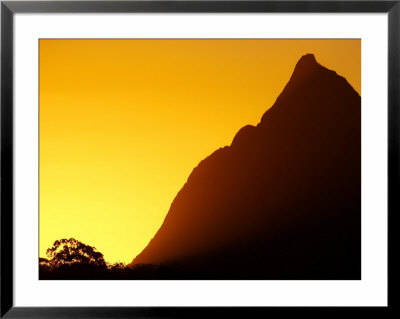 Sunset Over Glass House Mountains, Queensland, Australia by David Wall Pricing Limited Edition Print image