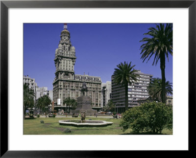 Palacio Salvo, Plaza Independenca, Montevideo, Uruguay, South America by Walter Rawlings Pricing Limited Edition Print image