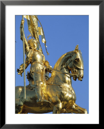 Equestrian Statue Of Joan Of Arc, French Quarter, New Orleans, Louisiana, Usa by J P De Manne Pricing Limited Edition Print image
