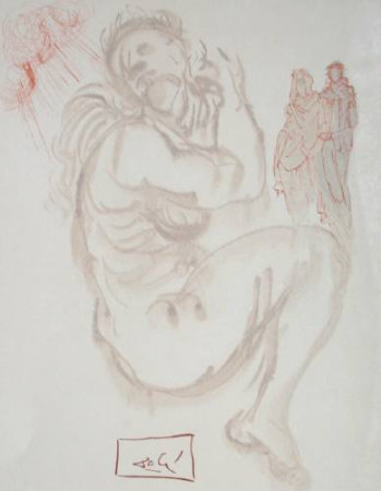 Dc Purgatoire 19 - Le Songe De Dante by Salvador Dali Pricing Limited Edition Print image