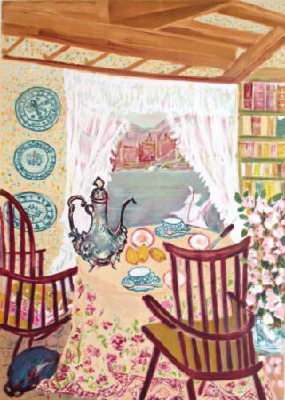 Interieur De Chalet by Renee Halpern Pricing Limited Edition Print image