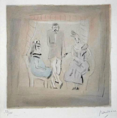 010 - Noblesse Creole by Jules Pascin Pricing Limited Edition Print image