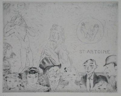 060 - Tentation De Saint-Antoine by Jules Pascin Pricing Limited Edition Print image