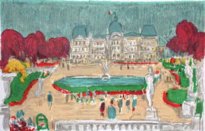 Le Jardin Du Luxembourg by Andre Cottavoz Pricing Limited Edition Print image