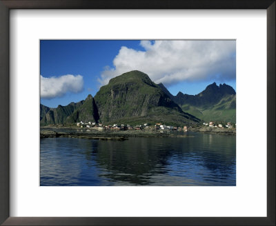 Fishing Village Of Tind, Moskenesoya, Lofoten Islands, Nordland, Norway, Scandinavia by Gavin Hellier Pricing Limited Edition Print image