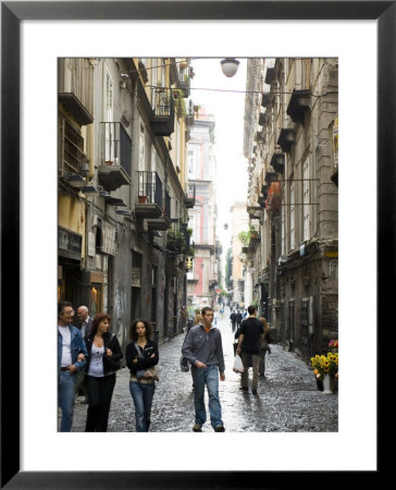 Street In Centro Storico, Naples, Campania, Italy by Greg Elms Pricing Limited Edition Print image
