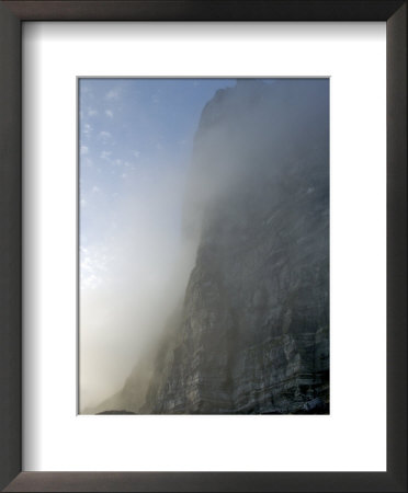 Norway, Tromso, Fog Over Island by Brimberg & Coulson Pricing Limited Edition Print image