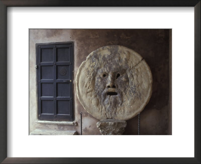 The Mouth Of Truth Plate In Rome, Italy by Richard Nowitz Pricing Limited Edition Print image