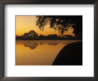 Tidal Basin And Jefferson Memorial At Dusk, Washington, D.C. by Kenneth Garrett Pricing Limited Edition Print image