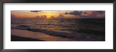 Surf At Sunrise, Miami Beach, Fl by Jeff Greenberg Pricing Limited Edition Print image