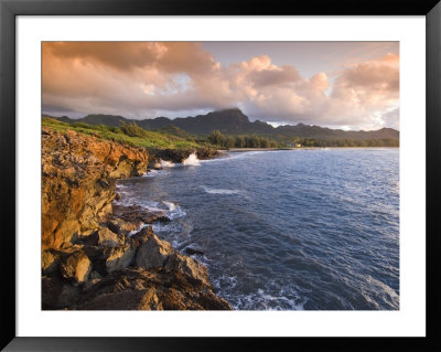Poipu Beach, Cliffs, Kauai, Hawaii by John Elk Iii Pricing Limited Edition Print image