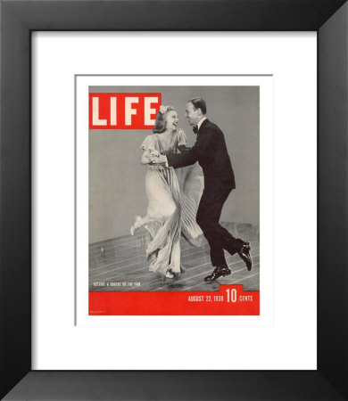 Ginger Rogers And Fred Astaire Dancing The Yam, August 22, 1938 by Rex Hardy Jr. Pricing Limited Edition Print image