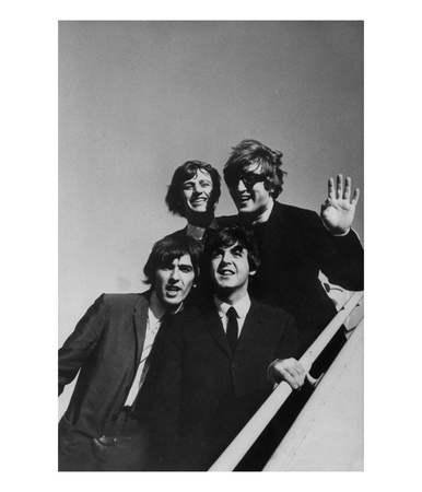 Beatles' Arriving At Los Angeles Airport On 2Nd Us Tour by Bill Ray Pricing Limited Edition Print image