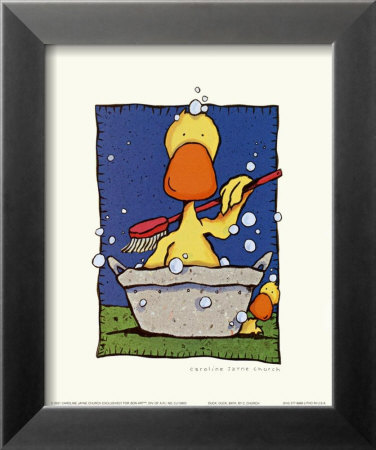 Duck, Duck, Bath by Caroline Jayne Church Pricing Limited Edition Print image