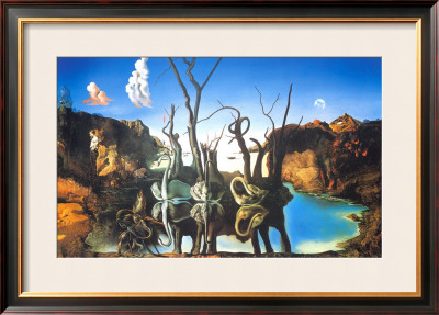Reflections Of Elephants by Salvador Dalí Pricing Limited Edition Print image