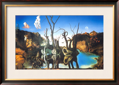Reflections Of Elephants by Salvador Dali Pricing Limited Edition Print image