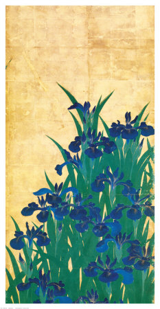 Irises, Japanese by Ogata Korin Pricing Limited Edition Print image