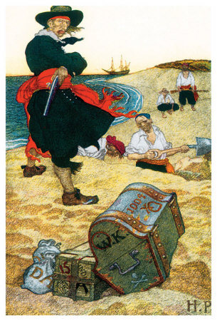 Buried Treasure by Howard Pyle Pricing Limited Edition Print image