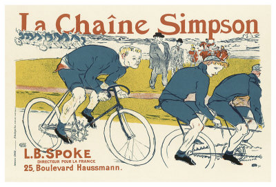 The Simpson Bicycle Chain by Henri De Toulouse-Lautrec Pricing Limited Edition Print image