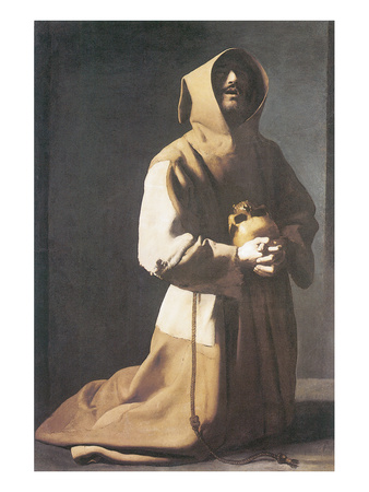 St. Francis Kneeling by Francisco De Zurbarán Pricing Limited Edition Print image
