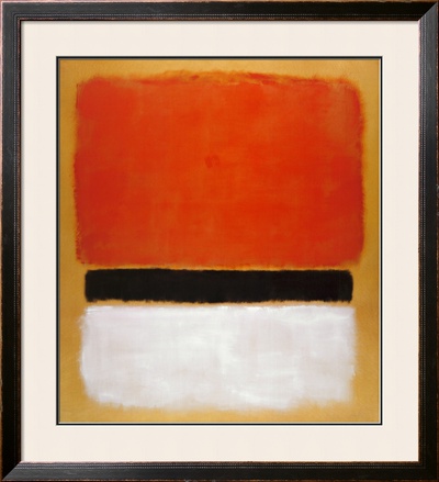 Untitled (Red, Black, White On Yellow), 1955 by Mark Rothko Pricing Limited Edition Print image