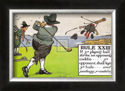 Rules Of Golf, Rule Xxiii by C. Crombie Pricing Limited Edition Print image